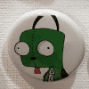 Dog Gir Button